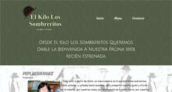Desktop Screenshot of lossombreritos.com
