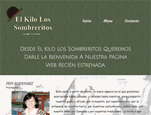 Tablet Screenshot of lossombreritos.com